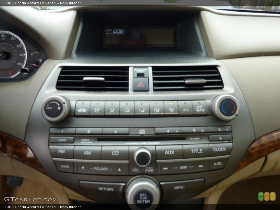 Ivory Interior Controls for the 2008 Honda Accord EX Sedan #42776669