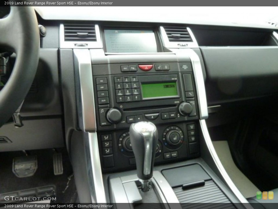 Ebony/Ebony Interior Controls for the 2009 Land Rover Range Rover Sport HSE #42777633