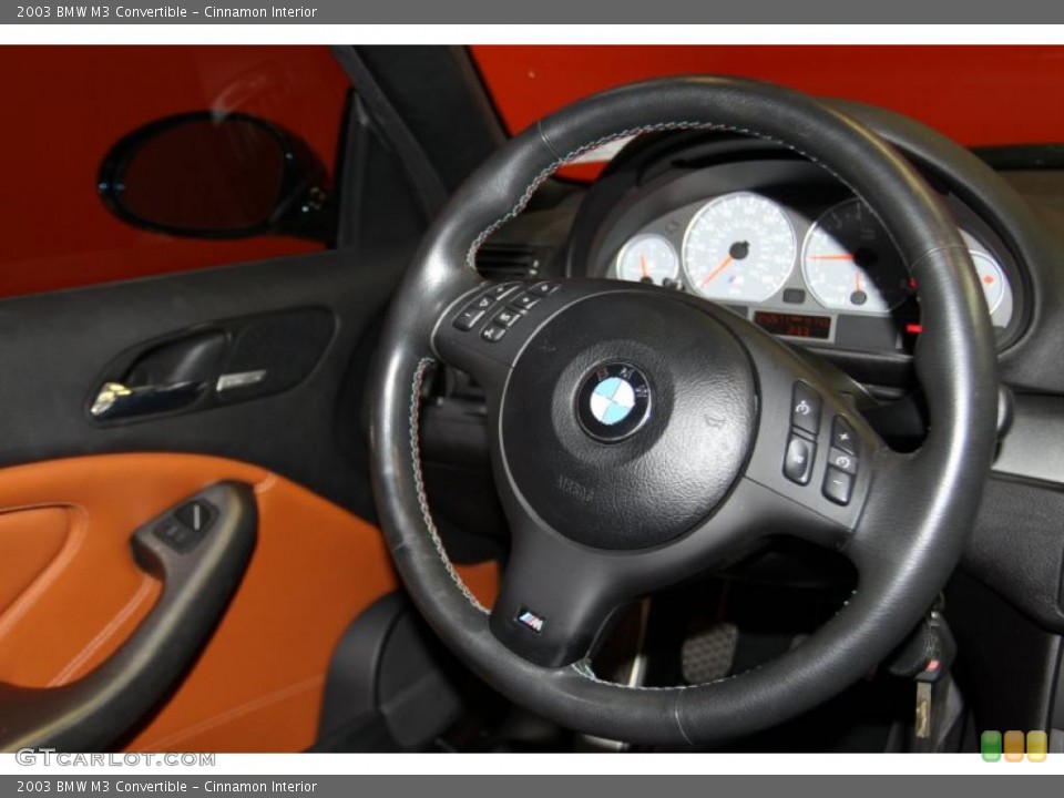 Cinnamon Interior Steering Wheel for the 2003 BMW M3 Convertible #42780581