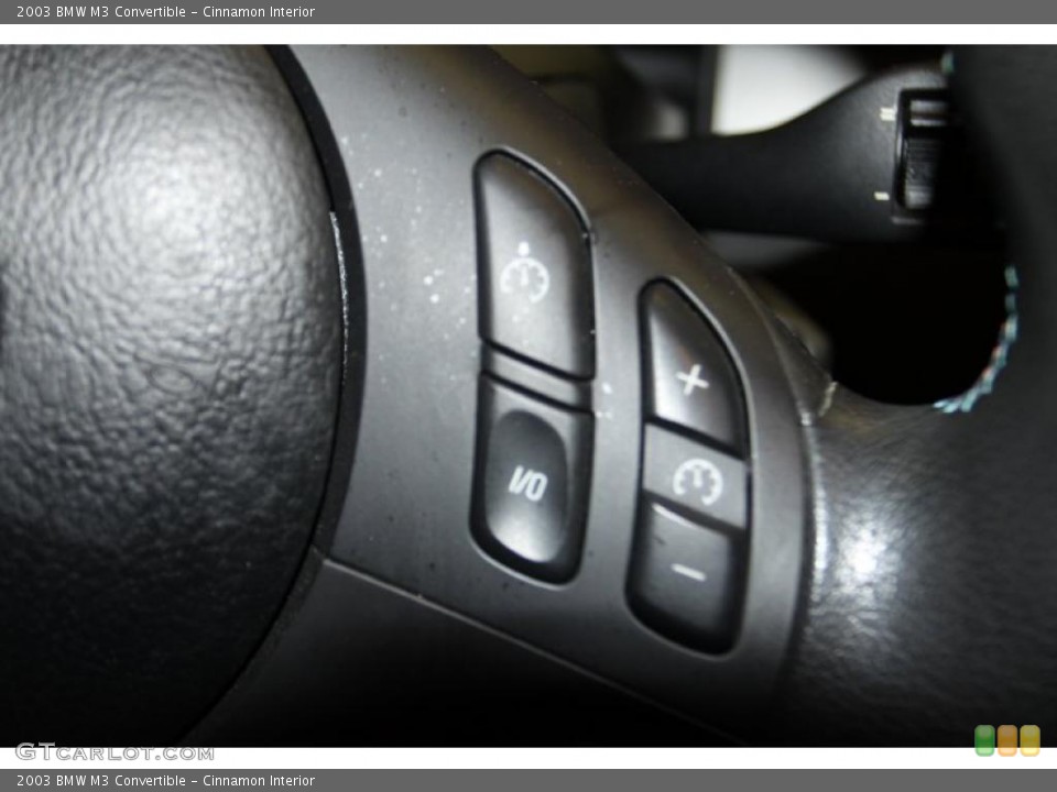 Cinnamon Interior Controls for the 2003 BMW M3 Convertible #42780597