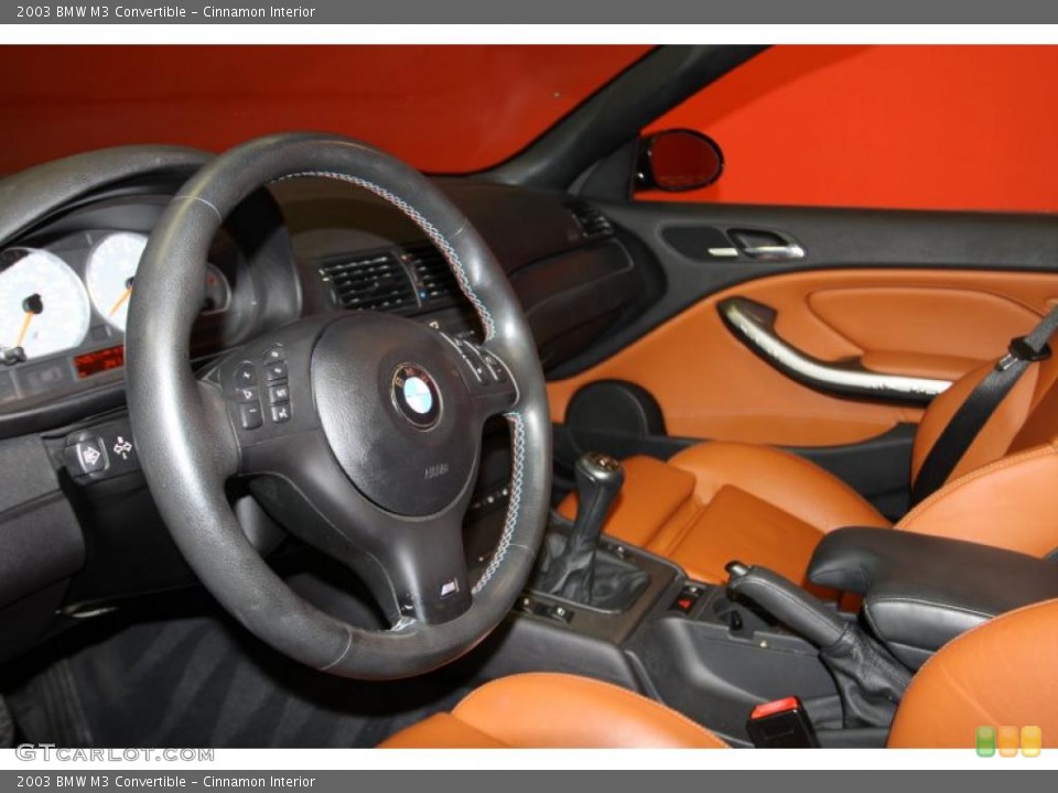 Cinnamon Interior Photo for the 2003 BMW M3 Convertible #42780789