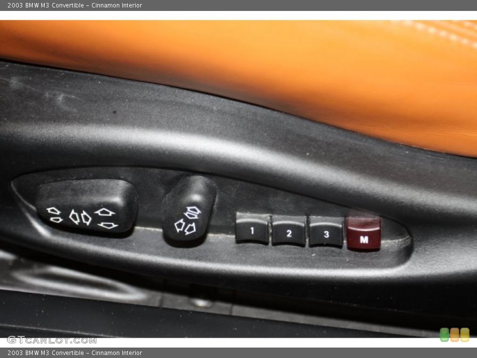 Cinnamon Interior Controls for the 2003 BMW M3 Convertible #42780941