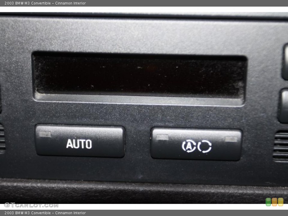 Cinnamon Interior Controls for the 2003 BMW M3 Convertible #42781013