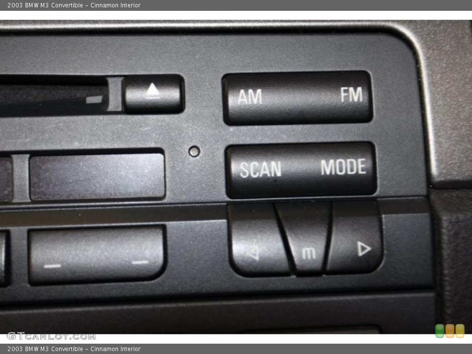 Cinnamon Interior Controls for the 2003 BMW M3 Convertible #42781029