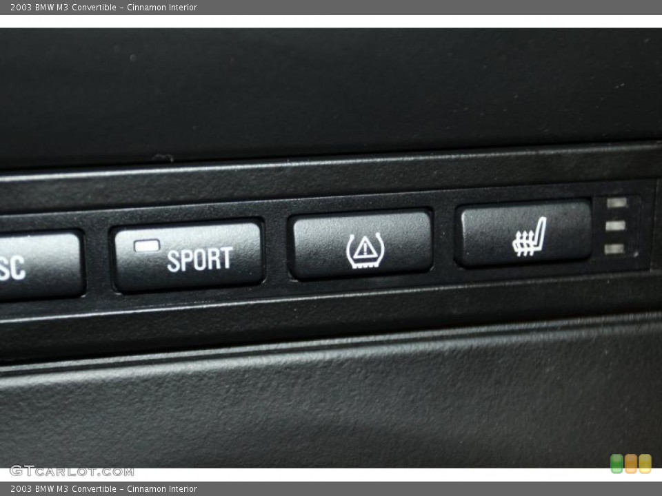Cinnamon Interior Controls for the 2003 BMW M3 Convertible #42781076