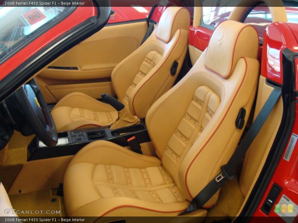 Beige Interior Photo for the 2008 Ferrari F430 Spider F1 #42784357