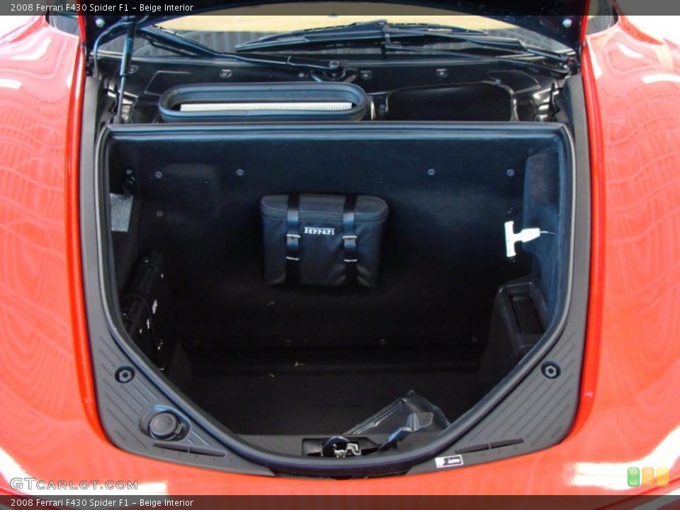 Beige Interior Trunk for the 2008 Ferrari F430 Spider F1 #42784456