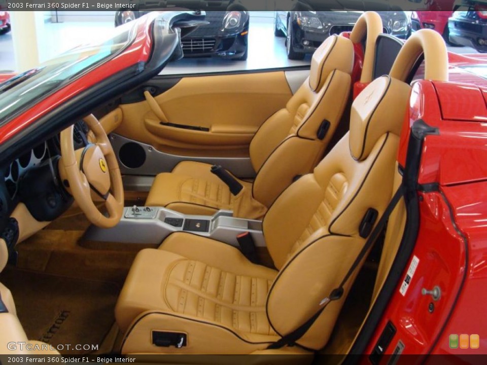 Beige Interior Photo for the 2003 Ferrari 360 Spider F1 #42784665