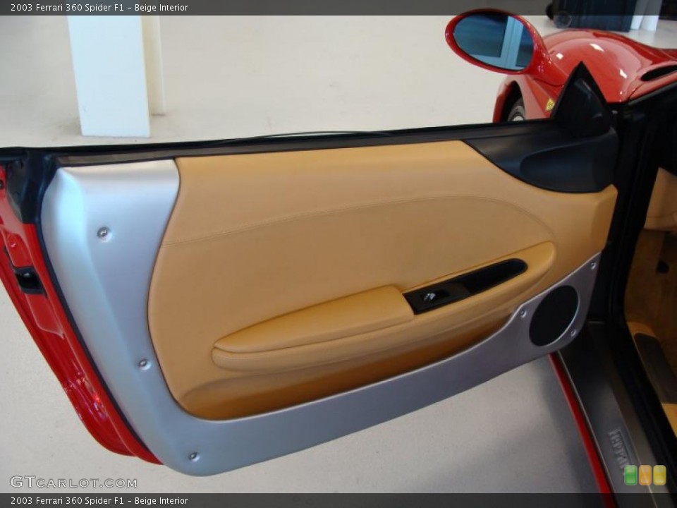 Beige Interior Door Panel for the 2003 Ferrari 360 Spider F1 #42784701