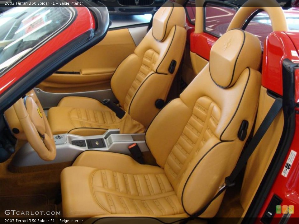 Beige Interior Photo for the 2003 Ferrari 360 Spider F1 #42784717