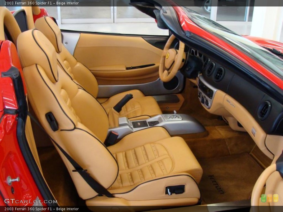 Beige Interior Photo for the 2003 Ferrari 360 Spider F1 #42784733