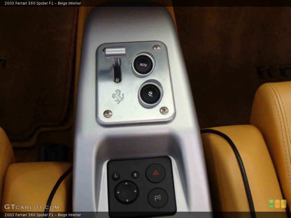 Beige Interior Transmission for the 2003 Ferrari 360 Spider F1 #42784783