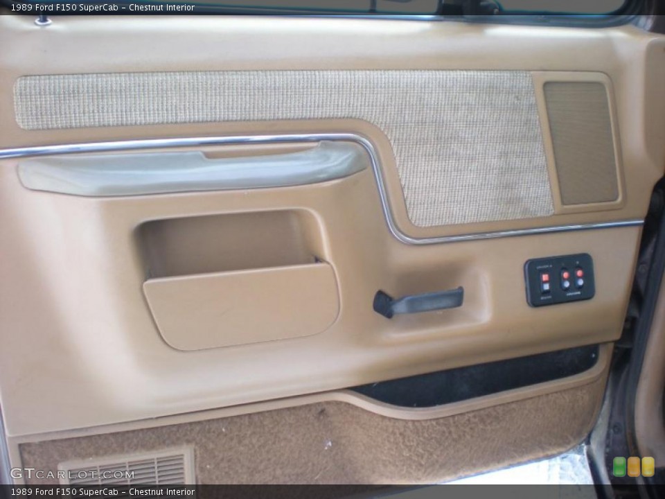 Chestnut Interior Door Panel for the 1989 Ford F150 SuperCab #42786165