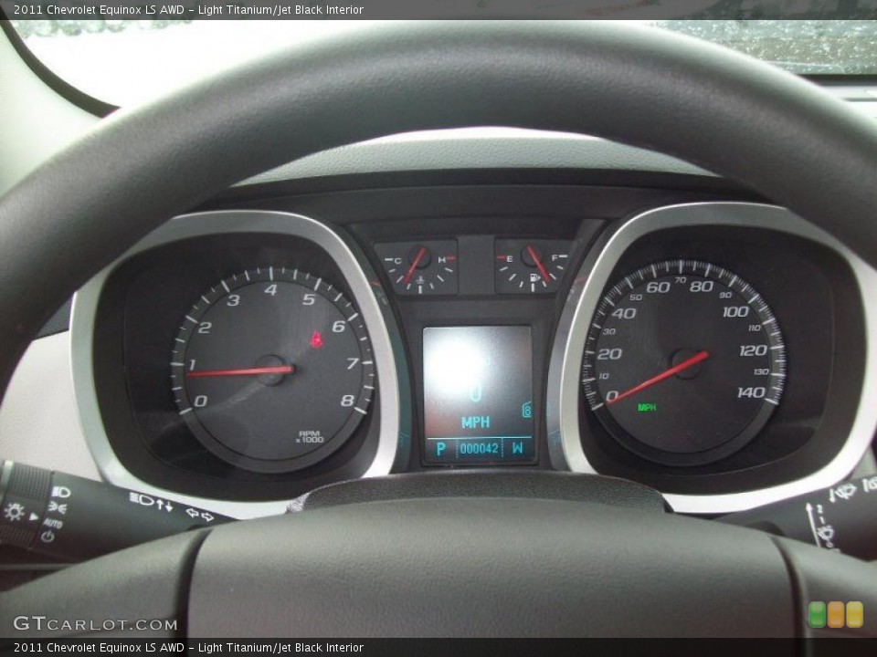 Light Titanium/Jet Black Interior Gauges for the 2011 Chevrolet Equinox LS AWD #42787413