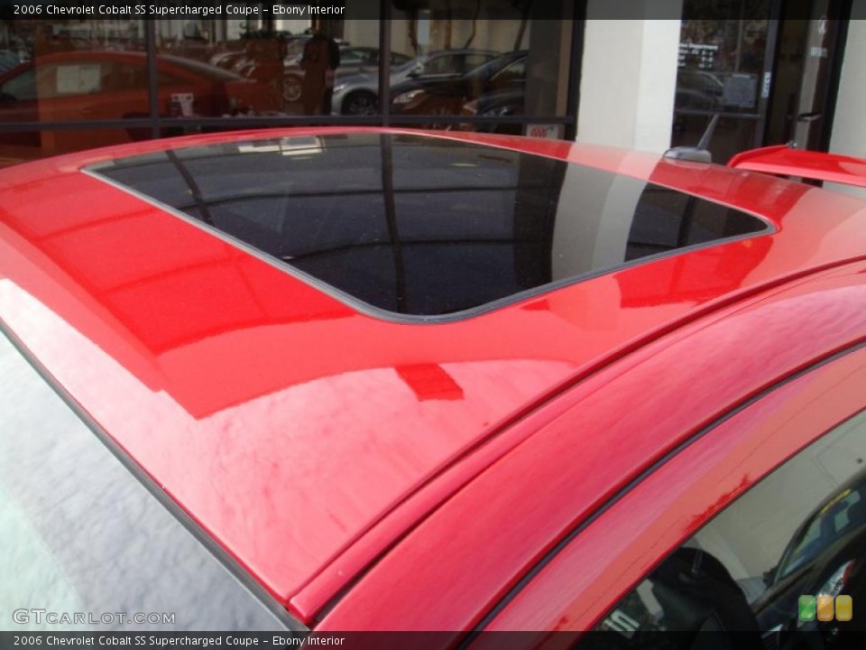 Ebony Interior Sunroof for the 2006 Chevrolet Cobalt SS Supercharged Coupe #42793113