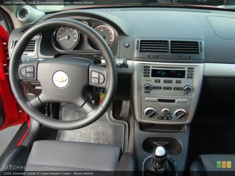 Ebony Interior Dashboard for the 2006 Chevrolet Cobalt SS Supercharged Coupe #42793217