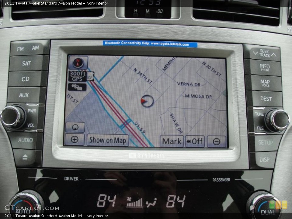 Ivory Interior Navigation for the 2011 Toyota Avalon  #42795741