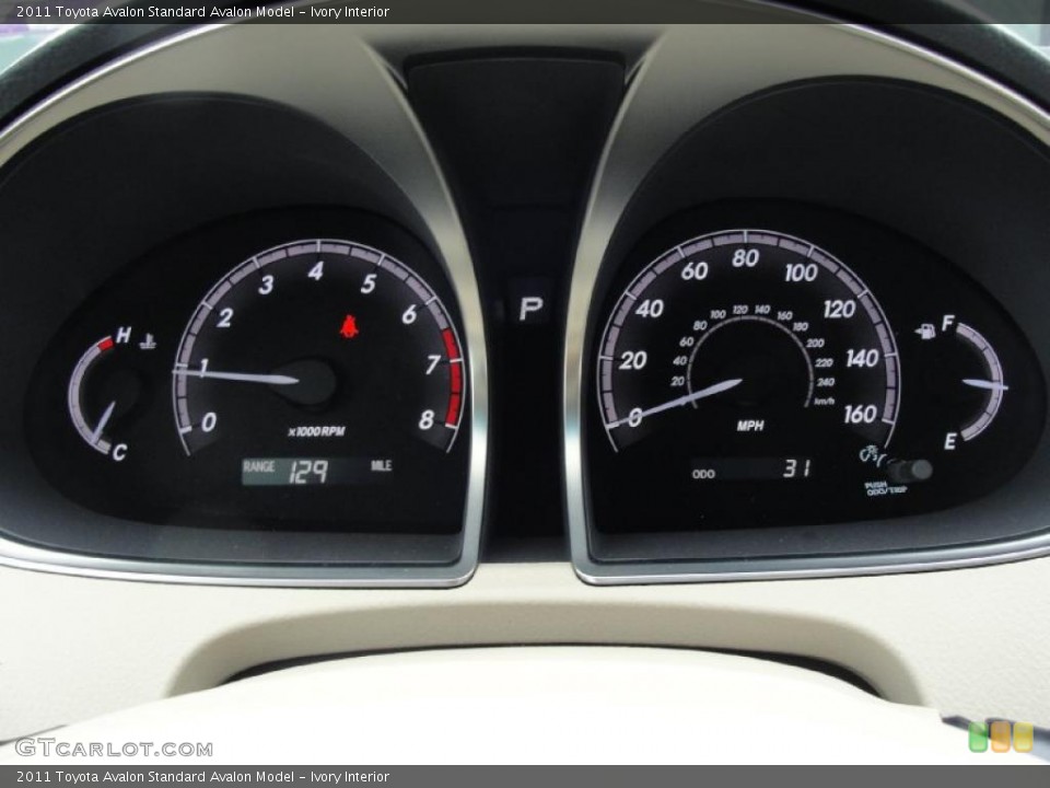 Ivory Interior Gauges for the 2011 Toyota Avalon  #42795805