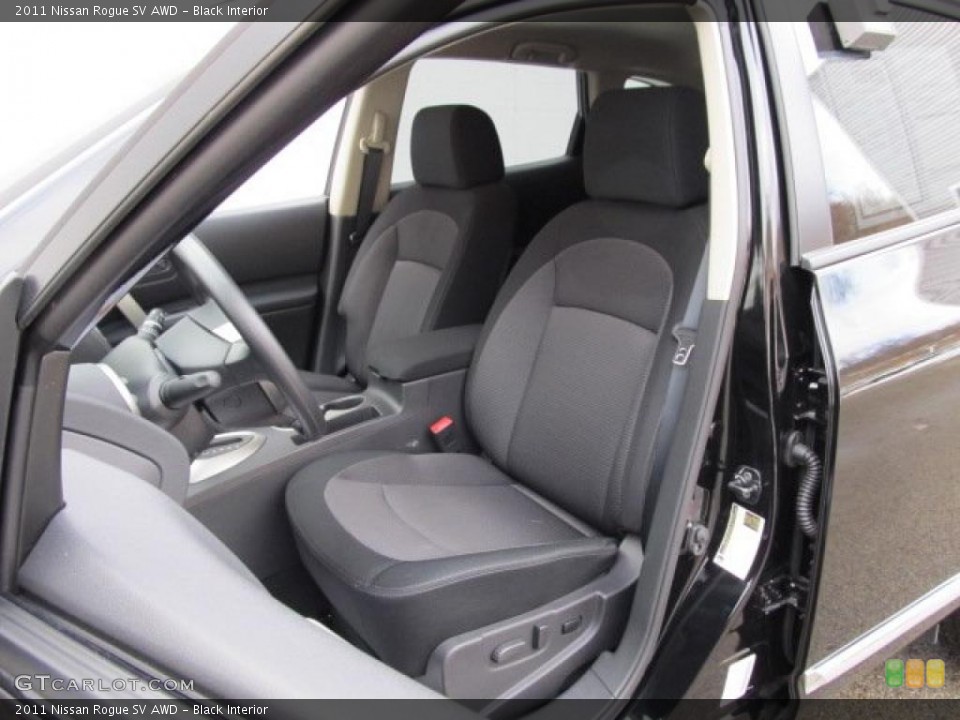 Black Interior Photo for the 2011 Nissan Rogue SV AWD #42795953