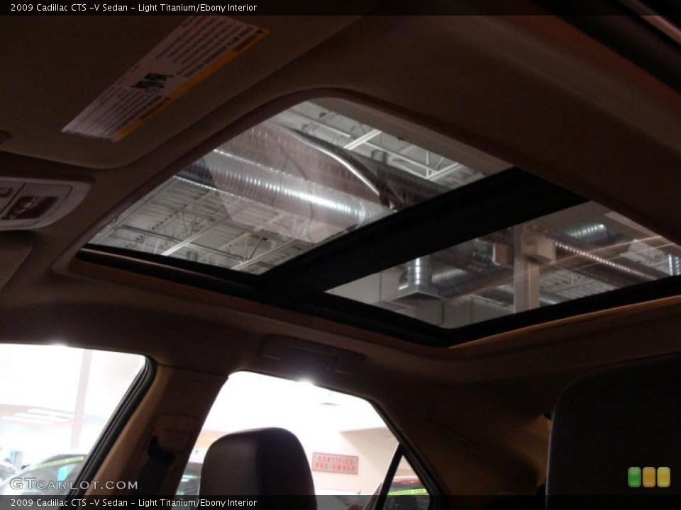 Light Titanium/Ebony Interior Sunroof for the 2009 Cadillac CTS -V Sedan #42797617