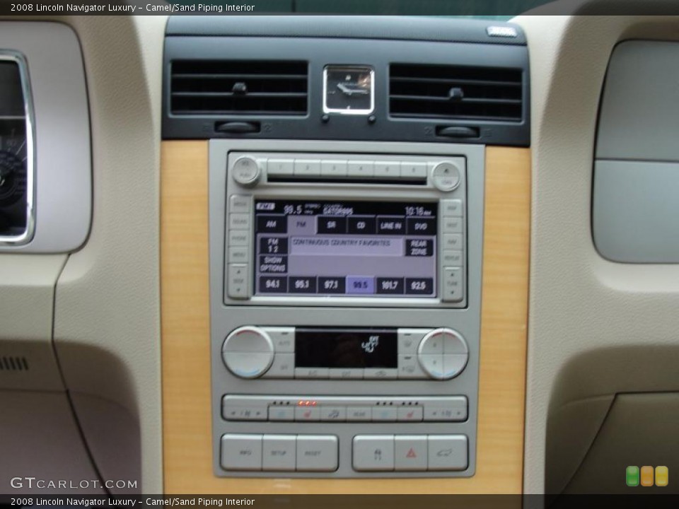 Camel/Sand Piping Interior Controls for the 2008 Lincoln Navigator Luxury #42798873