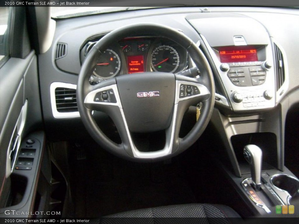 Jet Black Interior Dashboard for the 2010 GMC Terrain SLE AWD #42803469