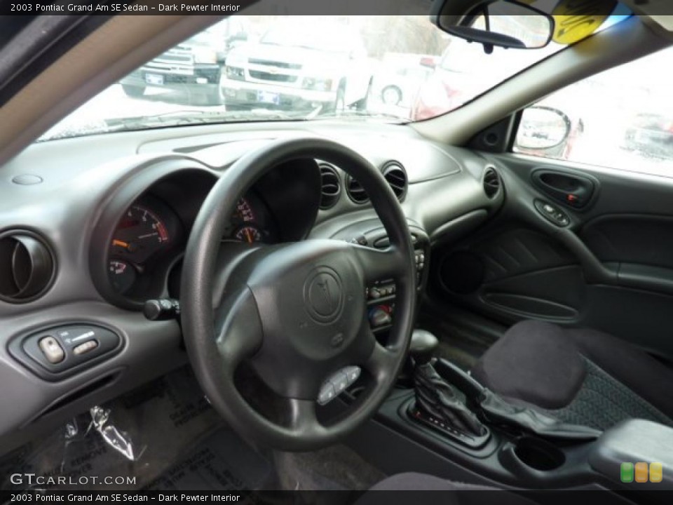 Dark Pewter Interior Photo for the 2003 Pontiac Grand Am SE Sedan #42804039