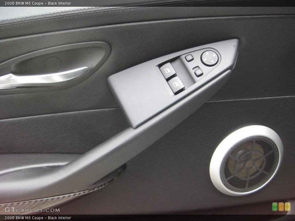Black Interior Controls for the 2008 BMW M6 Coupe #42810497