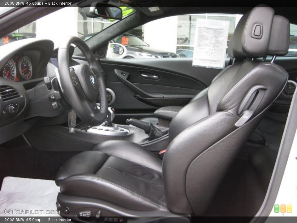 Black Interior Photo for the 2008 BMW M6 Coupe #42810513