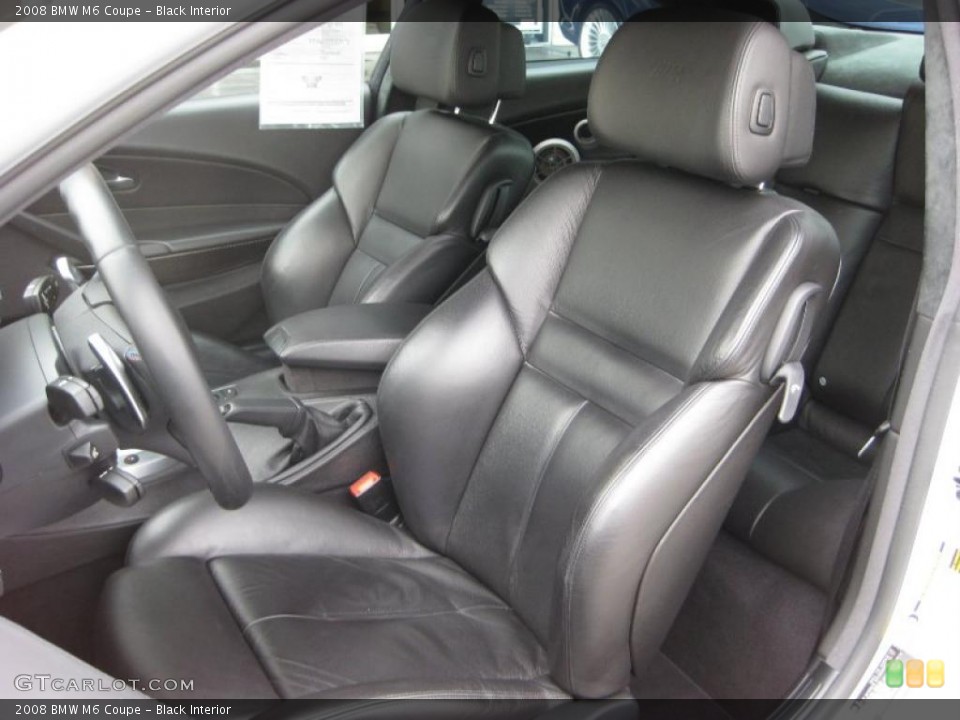 Black Interior Photo for the 2008 BMW M6 Coupe #42810529