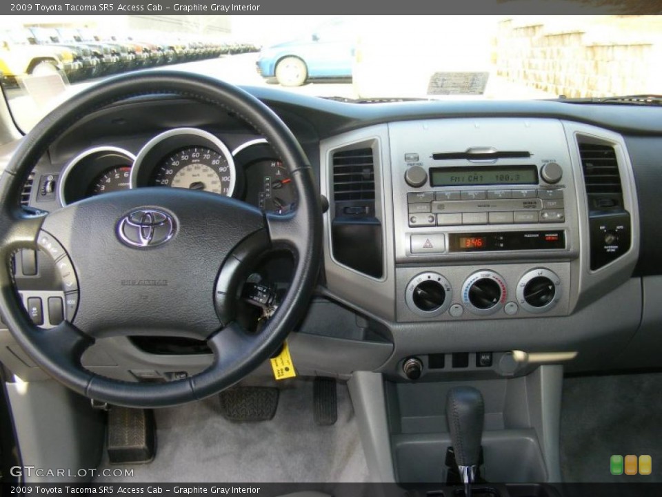 Graphite Gray Interior Dashboard for the 2009 Toyota Tacoma SR5 Access Cab #42810617