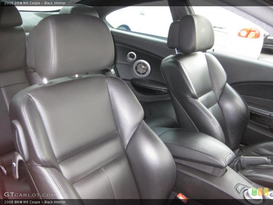 Black Interior Photo for the 2008 BMW M6 Coupe #42810785