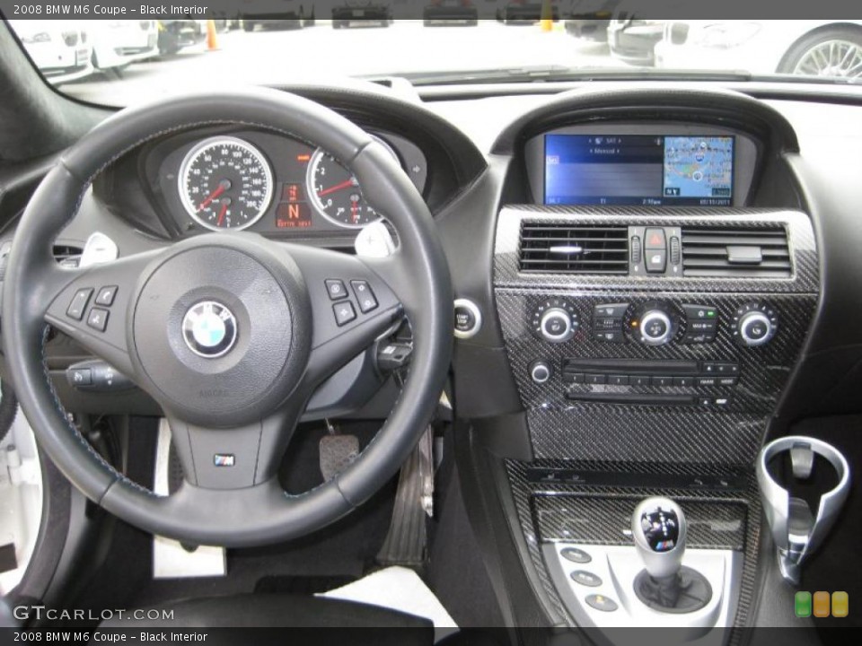 Black Interior Controls for the 2008 BMW M6 Coupe #42811041
