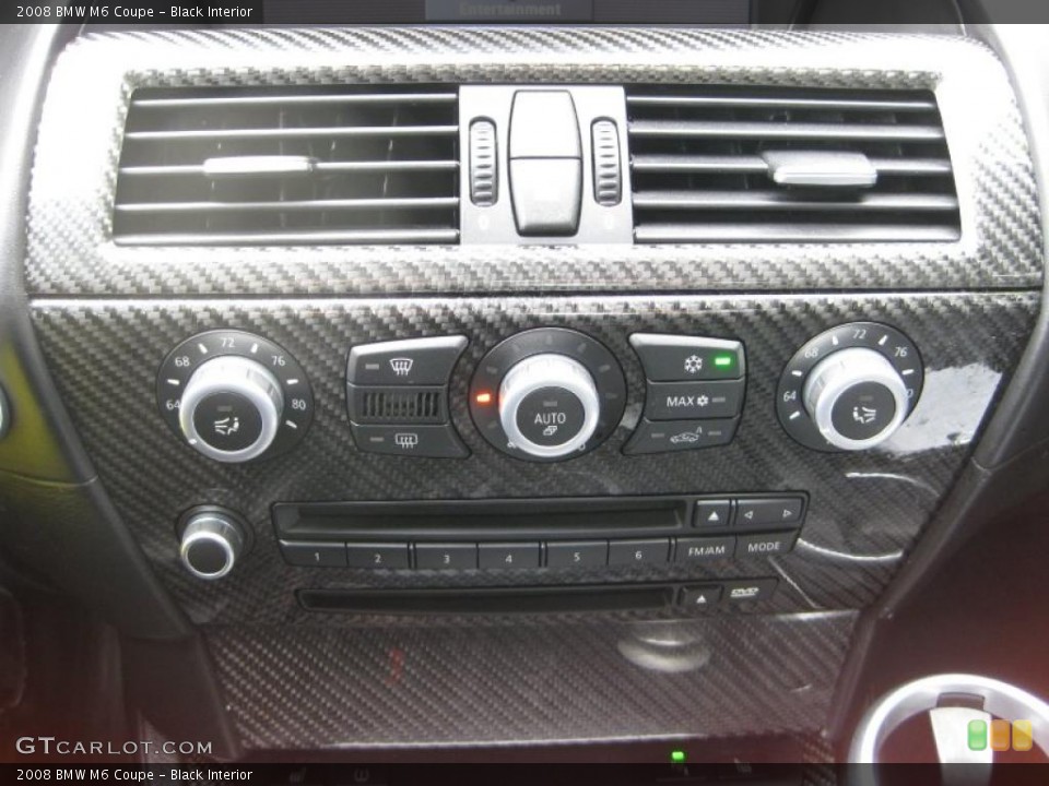 Black Interior Controls for the 2008 BMW M6 Coupe #42811217