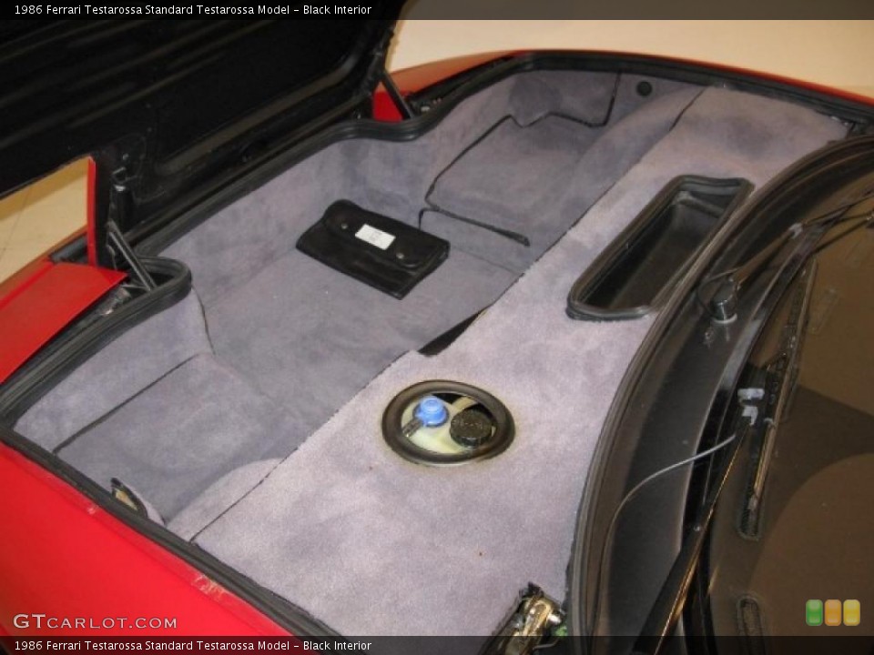 Black Interior Trunk for the 1986 Ferrari Testarossa  #42814430