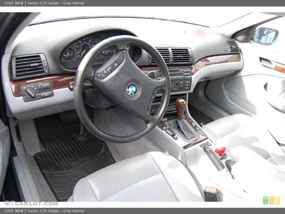 Grey Interior Prime Interior for the 2005 BMW 3 Series 325i Sedan #42814506