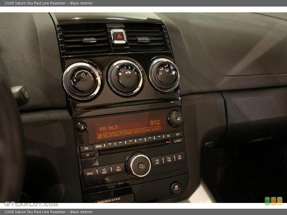 Black Interior Controls for the 2008 Saturn Sky Red Line Roadster #42815870