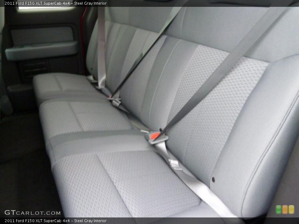 Steel Gray Interior Photo for the 2011 Ford F150 XLT SuperCab 4x4 #42817510