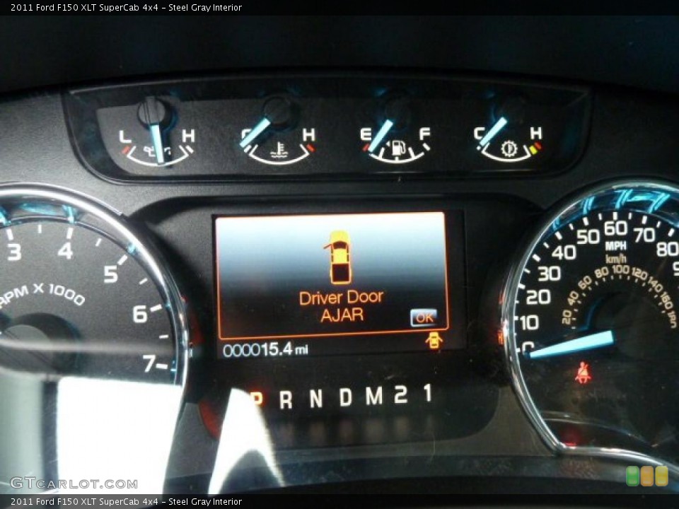 Steel Gray Interior Gauges for the 2011 Ford F150 XLT SuperCab 4x4 #42817598