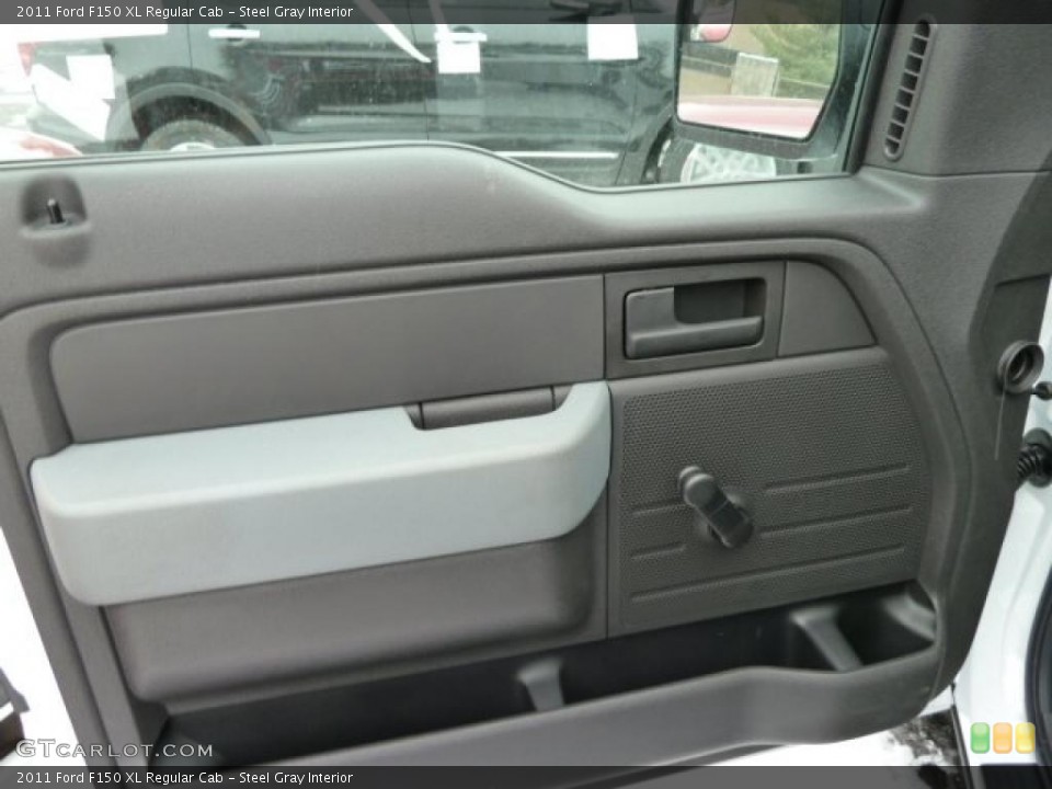 Steel Gray Interior Door Panel for the 2011 Ford F150 XL Regular Cab #42817982