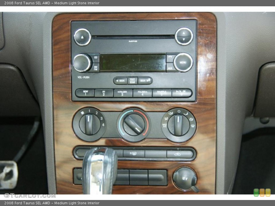Medium Light Stone Interior Controls for the 2008 Ford Taurus SEL AWD #42819150