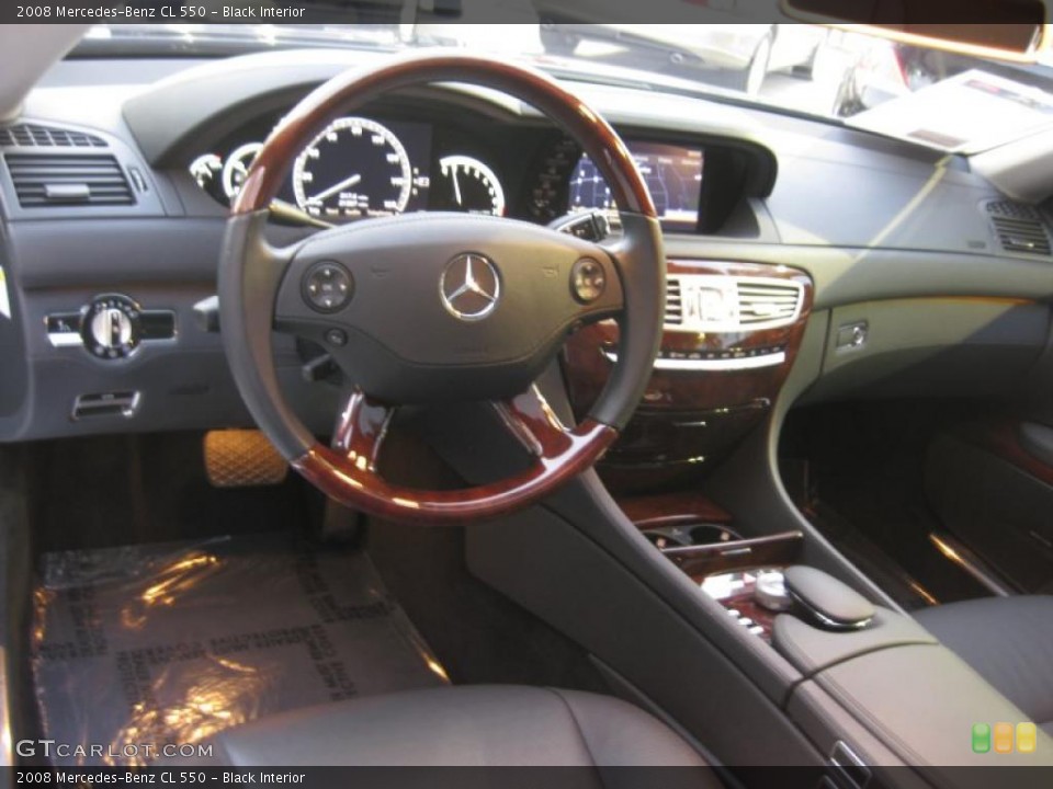 Black Interior Photo for the 2008 Mercedes-Benz CL 550 #42820010