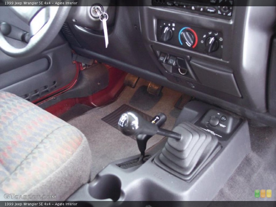 Agate Interior Transmission for the 1999 Jeep Wrangler SE 4x4 #42820994