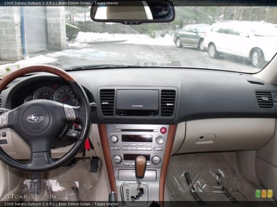 Taupe Interior Dashboard for the 2006 Subaru Outback 3.0 R L.L.Bean Edition Sedan #42821418