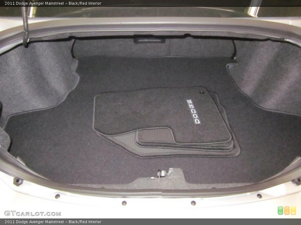Black/Red Interior Trunk for the 2011 Dodge Avenger Mainstreet #42821654