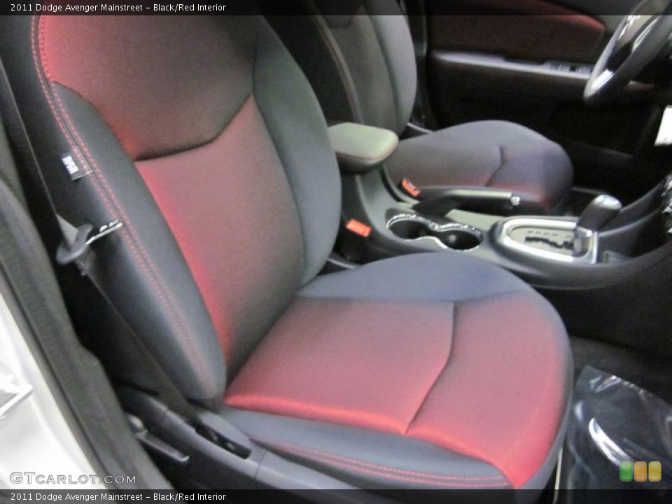 Black/Red Interior Photo for the 2011 Dodge Avenger Mainstreet #42821738
