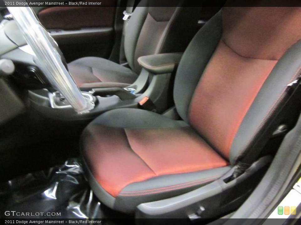 Black/Red Interior Photo for the 2011 Dodge Avenger Mainstreet #42821802