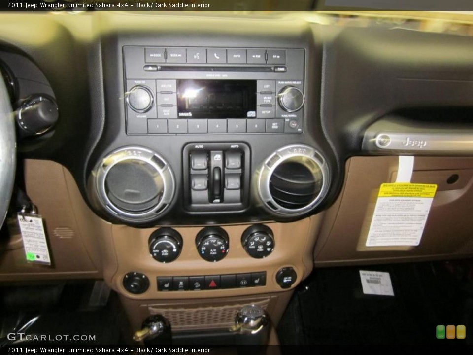 Black/Dark Saddle Interior Dashboard for the 2011 Jeep Wrangler Unlimited Sahara 4x4 #42822106