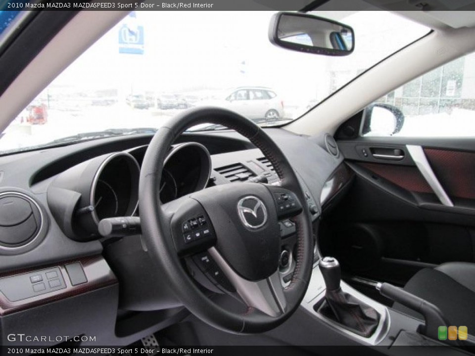 Black/Red Interior Photo for the 2010 Mazda MAZDA3 MAZDASPEED3 Sport 5 Door #42823012