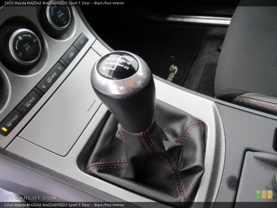 Black/Red Interior Transmission for the 2010 Mazda MAZDA3 MAZDASPEED3 Sport 5 Door #42823055